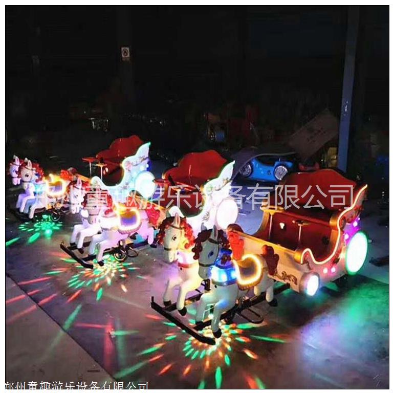 广场发光电瓶车 儿童骑行车广场游乐车 儿童游乐设备