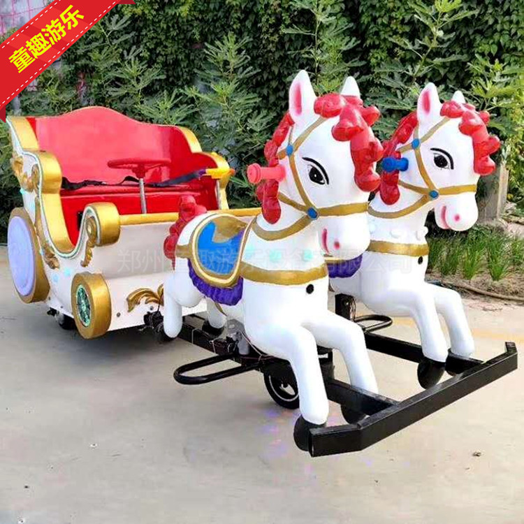 商用儿童电动车 动物造型广场彩灯电动车 游乐器材供应厂家