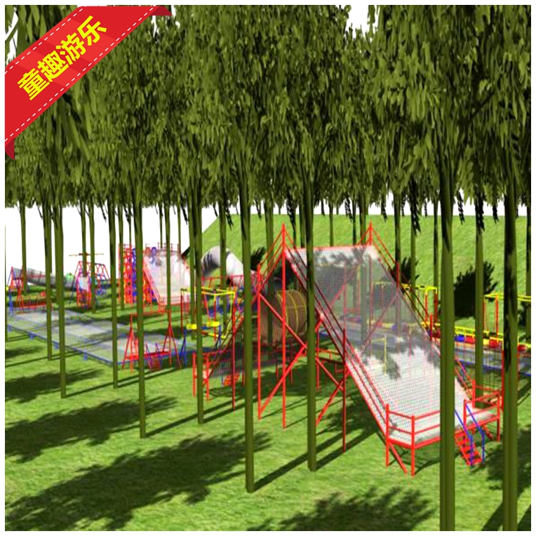 体能乐园投资 体能乐园设备 童趣游乐为您精心设计方案