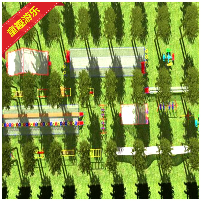 儿童户外游乐场设计图     郑州体能乐园厂家