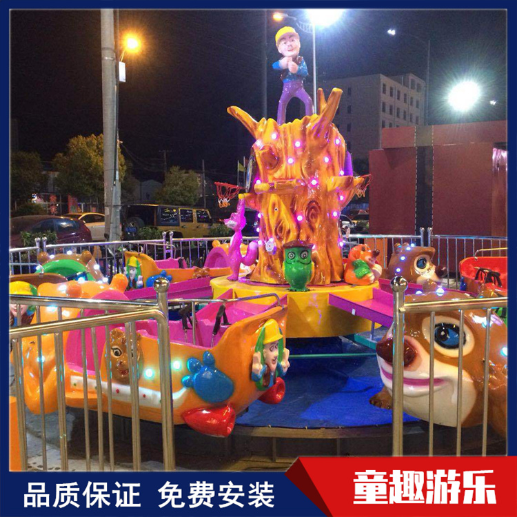 型水陆战车水上乐园项目 儿童喜爱轨道水陆战车