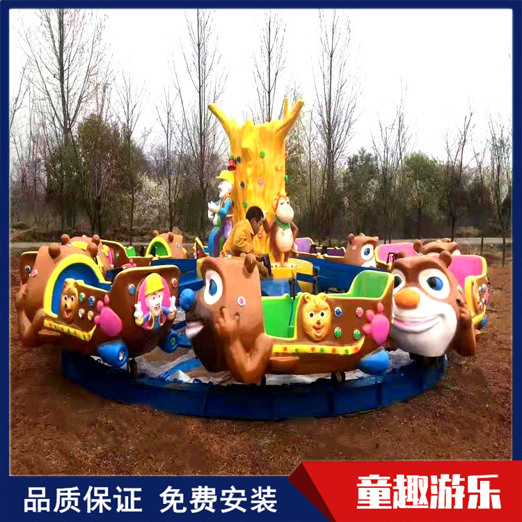 赶庙会可移动 儿童设施豪华水陆战车