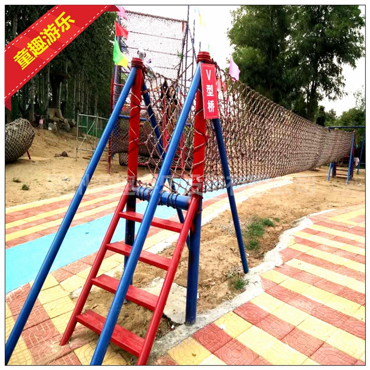 轮胎桥体能乐园 儿童乐园拓展训练设备定制厂家