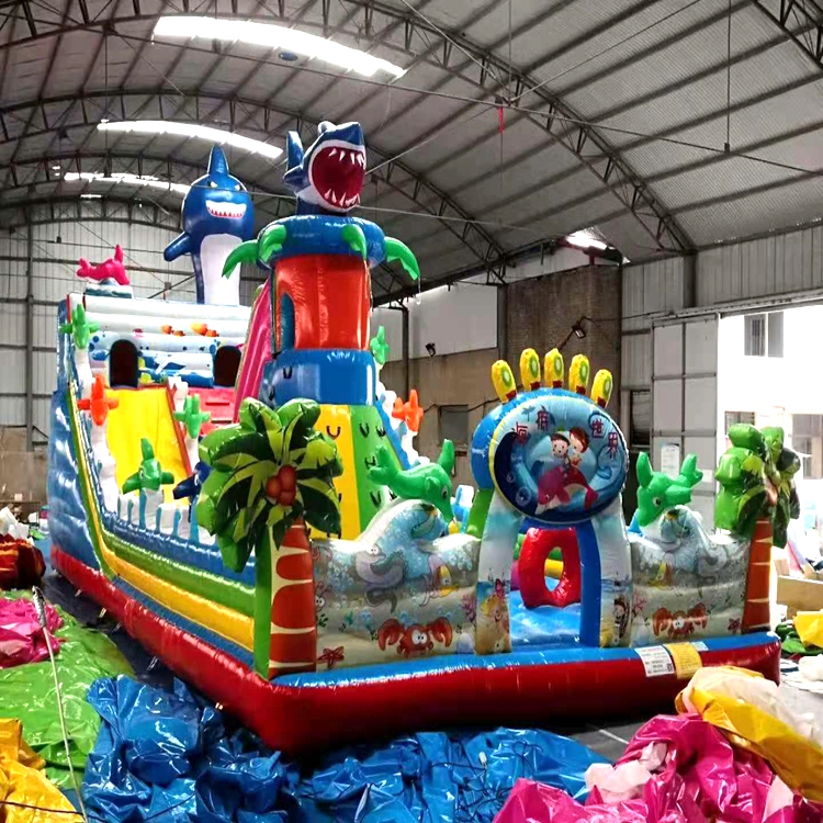 充气快乐城堡 熊出没充气城堡游乐场设备